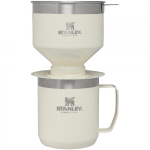 Beige Stanley Classic Perfect-Brew Pour Over Set | Camp Coffee Maker Cups | 50876-YTVL