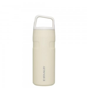 Beige Stanley IceFlow™ Bottle with Cap and Carry+ Lid | 16 OZ Water Bottles | 30687-JYKA