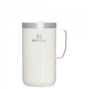 Beige Stanley The Stay-Hot Camp | 24 OZ Mugs | 48213-HCNG