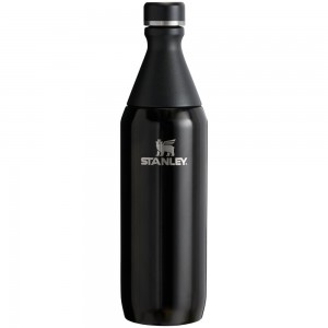 Black 2.0 Stanley All Day Slim Bottle | 20 OZ Water Bottles | 89405-SRQF