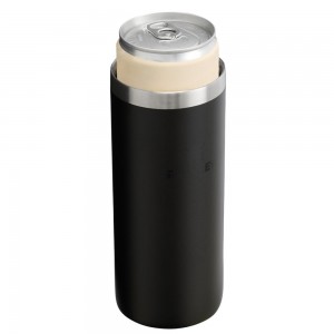 Black 2.0 Stanley The Everyday Slim Can Cooler Cup | 10 OZ Water Bottles | 72943-XHQN