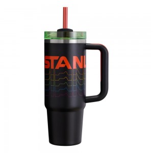 Black Reverb Stanley Quencher H2.0 Travel | 30 OZ Tumbler | 05341-GMXW