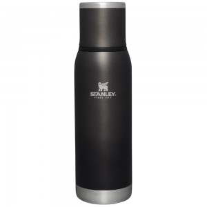 Black Stanley Adventure To-Go Bottle | 25 OZ Vacuum Bottles | 28739-WEQN