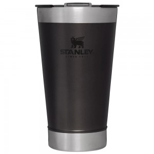 Black Stanley Classic Stay Chill Insulated Beer Pint | 16OZ Tumbler Cups | 80527-HXLQ