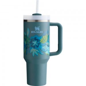 Blue Spruce Tropic Stanley The Mother’s Day Quencher H2.0 FlowState™ | 40 OZ Tumbler | 14397-TACD