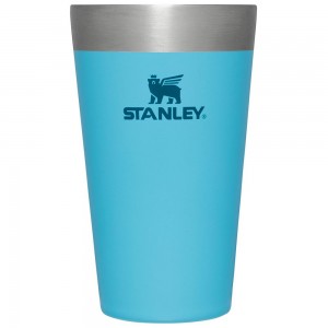 Blue Stanley Adventure Stacking Stainless Steel Beer Pint | 16OZ Tumbler Cups | 76439-CEJI