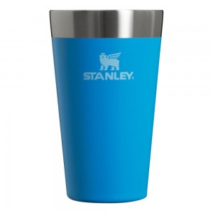 Blue Stanley Adventure Stacking Stainless Steel Beer Pint | 16OZ Tumbler Cups | 20865-QKUE