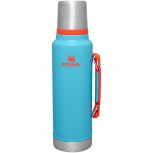 Blue Stanley Classic Legendary Vacuum Insulated Bottle | 1.5 QT Vacuum Bottles | 65348-BLUJ