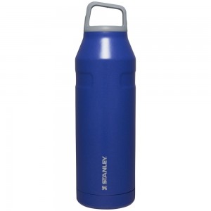 Blue Stanley IceFlow™ Bottle with Cap and Carry+ Lid | 50 OZ Water Bottles | 58371-XVJR