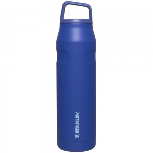 Blue Stanley IceFlow™ Bottle with Cap and Carry+ Lid | 36 OZ Water Bottles | 36728-KUTD