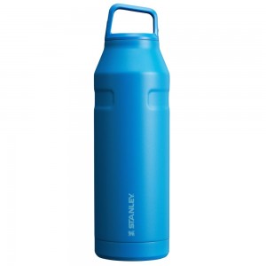 Blue Stanley IceFlow™ Bottle with Cap and Carry+ Lid | 50 OZ Water Bottles | 82431-AMXU