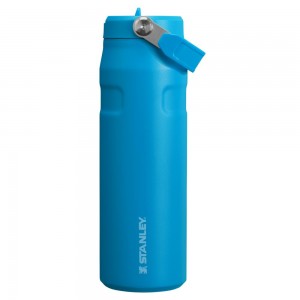 Blue Stanley The IceFlow™ Bottle with Flip Straw Lid | 24 OZ Water Bottles | 18432-XIZP