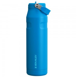 Blue Stanley The IceFlow™ Bottle with Flip Straw Lid | 36 OZ Vacuum Bottles | 67259-BHJV