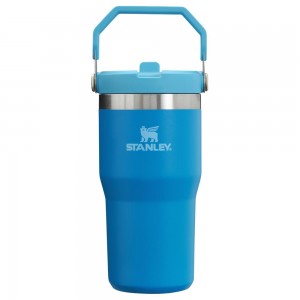 Blue Stanley The IceFlow Flip Straw Tumbler | 20 OZ | Insulated Water Tumbler | Sta Water Bottles | 72913-QXMJ