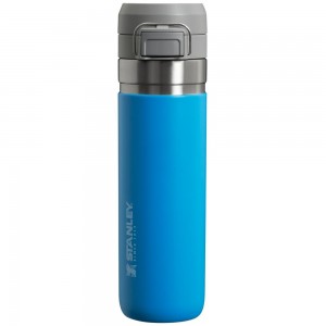 Blue Stanley The Quick Flip Go | 24 OZ Water Bottles | 49568-EDQZ