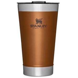 Brown Stanley Classic Stay Chill Insulated Beer Pint | 16OZ Tumbler Water Bottles | 64735-JUZK