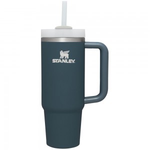 Cadetblue Stanley Quencher H2.0 Travel Tumbler | Soft Matte | 30 OZ Water Bottles | 06584-EBIS