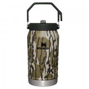 Camo Stanley Hunt + Fish IceFlow Flip Straw Jug | 64 OZ JUGS | 96825-JOMA