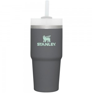 Charcoal Grey Stanley Quencher H2.0 Travel | 14 OZ Tumbler | 26851-KJTU