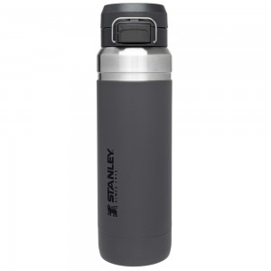 Charcoal Grey Stanley The Quick Flip Go | 36 OZ Water Bottles | 29165-IMER