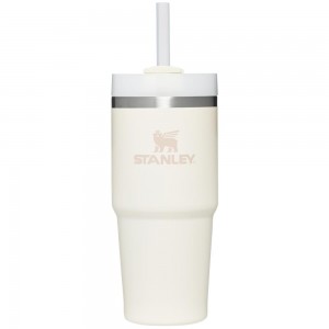 Cream White Stanley Quencher H2.0 Travel | 14 OZ Tumbler | 70126-OPAM