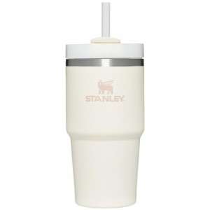 Cream White Stanley Quencher H2.0 Travel | 20 OZ Tumbler | 06574-YIAX