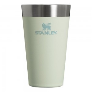 Darkseagreen Stanley Adventure Stacking Stainless Steel Beer Pint | 16OZ Tumbler Cups | 05749-STMZ