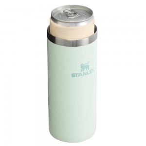 Darkseagreen Stanley The Everyday Slim Can Cooler Cup | 10 OZ Cups | 81537-IBCP