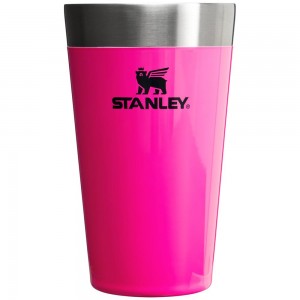 Electric Pink Stanley The Neon Adventure Stacking Beer Pint | 16 OZ Water Bottles | 53681-UTKW