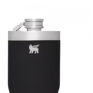 Foundry Black Stanley Lifted Spirits Hip Flask | 8 OZ Water Bottles | 23810-IHDT