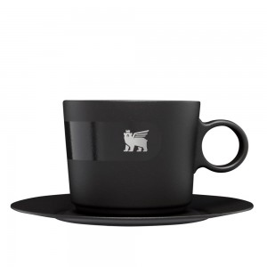 Foundry Black Stanley The DayBreak Cappuccino Cup & Stillness Saucer | 6.5 OZ Cups | 62195-SBLE