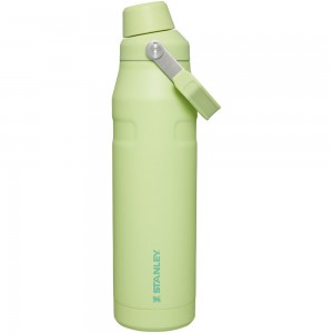 Green Stanley IceFlow Insulated Bottle with Fast Flow Lid | 36 OZ Water Bottles | 52780-KMVJ