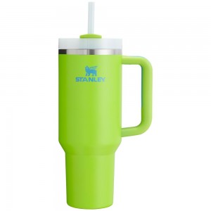 Green Stanley The Heat Wave Quencher H2.O FlowState™ | 40 OZ Tumbler | 59340-FTRG