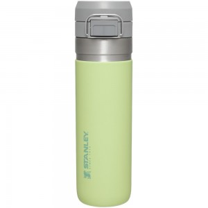 Green Stanley The Quick Flip Go | 24 OZ Water Bottles | 35872-JFLX