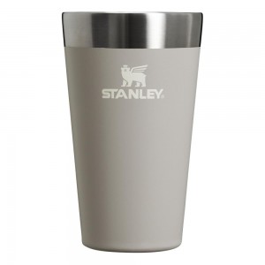 Grey Stanley Adventure Stacking Stainless Steel Beer Pint | 16OZ Tumbler Water Bottles | 91345-IYTH