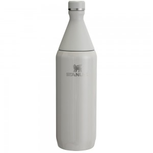 Grey Stanley All Day Slim Bottle | 34 OZ Water Bottles | 50813-CYKD