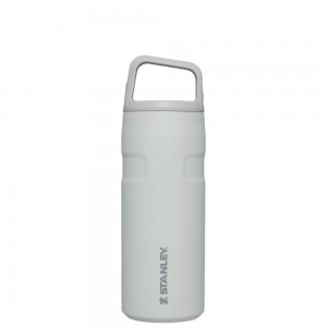 Grey Stanley IceFlow™ Bottle with Cap and Carry+ Lid | 16 OZ Water Bottles | 43501-INWU