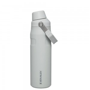 Grey Stanley IceFlow Insulated Bottle with Fast Flow Lid | 24 OZ Water Bottles | 32475-AOCK