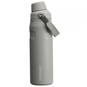 Grey Stanley IceFlow Insulated Bottle with Fast Flow Lid | 24 OZ Water Bottles | 40356-STWJ