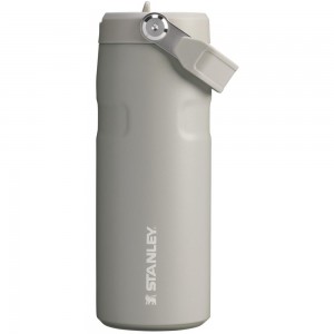 Grey Stanley The IceFlow™ Bottle with Flip Straw Lid | 16 OZ Water Bottles | 69104-MYQU