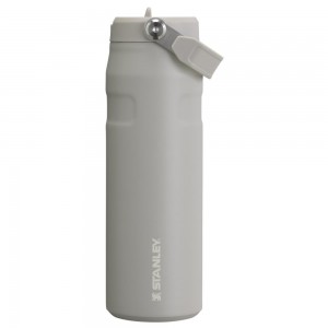 Grey Stanley The IceFlow™ Bottle with Flip Straw Lid | 24 OZ Water Bottles | 93064-IMPF