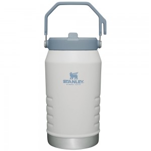 Grey Stanley The IceFlow Flip Straw Jug | 64 OZ | Insulated Water Jug Water Bottles | 40175-MFCE