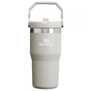 Grey Stanley The IceFlow Flip Straw Tumbler | 20 OZ | Insulated Water Tumbler | Sta Water Bottles | 39480-EQOP