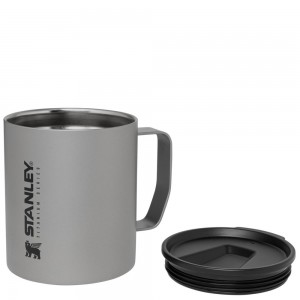 Grey Stanley Titanium Camp | 12 OZ | Insulated Travel Tumbler Mugs | 58941-MSFU