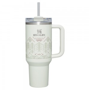 Grey Stanley Winterscape Quencher H2.0 FlowState™ | 40 OZ Tumbler | 51098-GBEV