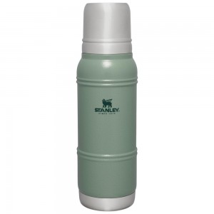 Hammertone Green Stanley Artisan Thermal Bottle | 1.1QT Cups | 91820-DCVZ