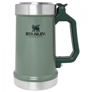 Hammertone Green Stanley Classic Bottle Opener Beer Stein | 24OZ Mug Cups | 69258-MLUB