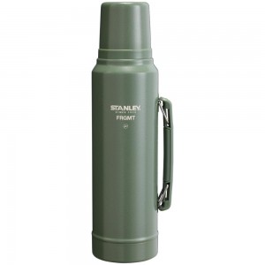 Hammertone Green Stanley Classic Legendary Bottle Sale | 1.1 QT Vacuum Bottles | 89541-WERB