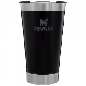 Matte Black Stanley Classic Stay Chill Insulated Beer Pint | 16OZ Tumbler Cups | 41063-TARV