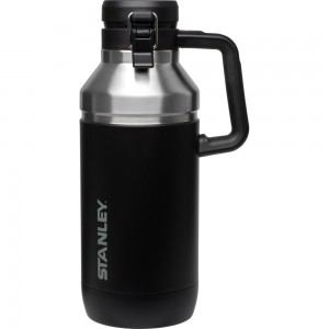 Matte Black Stanley GO Easy-Pour Insulated Beer Growler | 64 OZ Water Bottles | 95604-UYTO